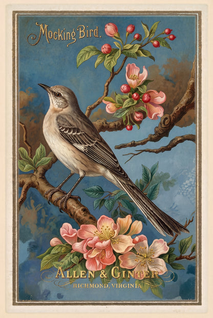 Birds of America (1888) Allen & Ginter | Pack of 10 Stationary Trading Cards (1 Design per Pack)