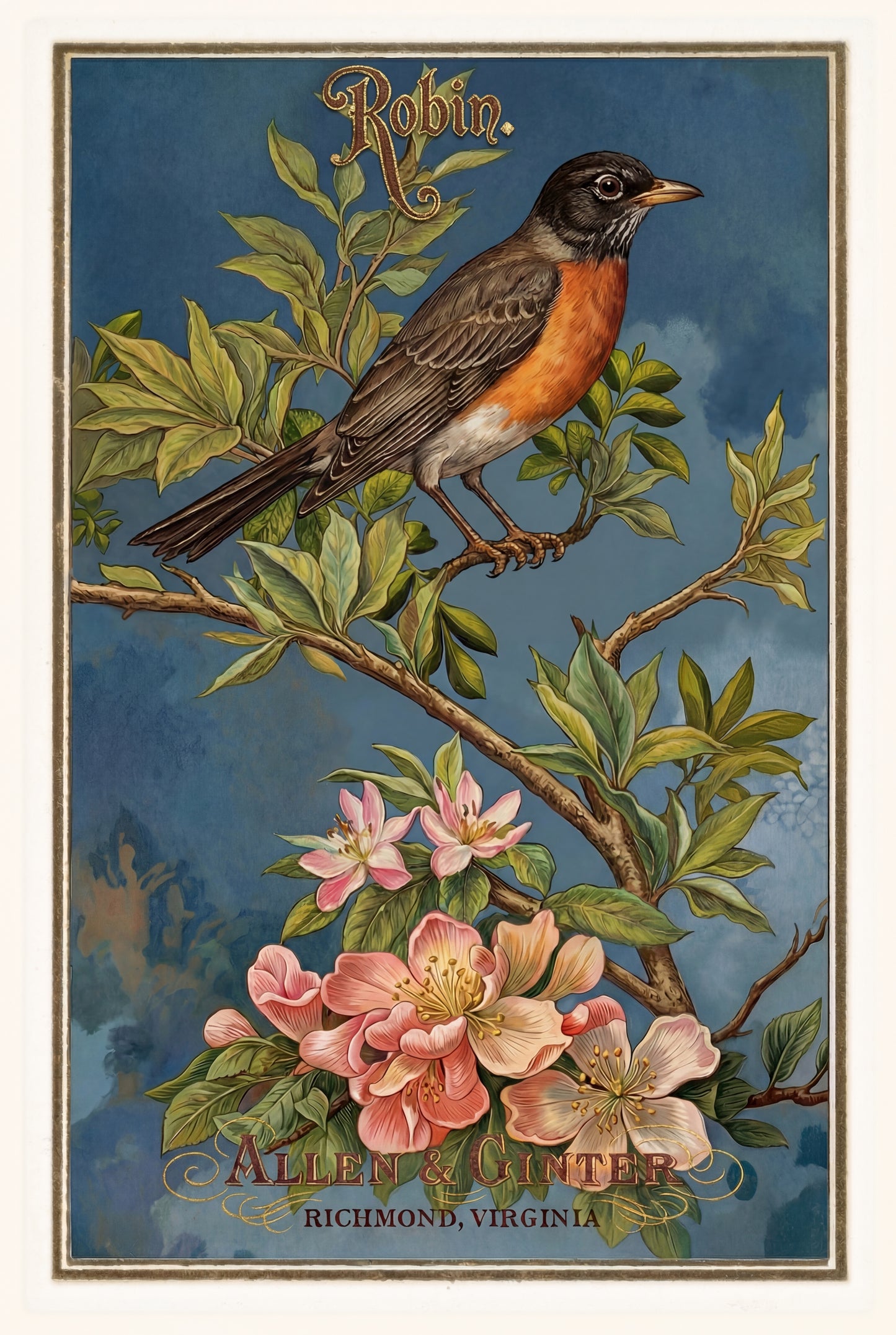 Birds of America (1888) Allen & Ginter | Pack of 10 Stationary Trading Cards (1 Design per Pack)