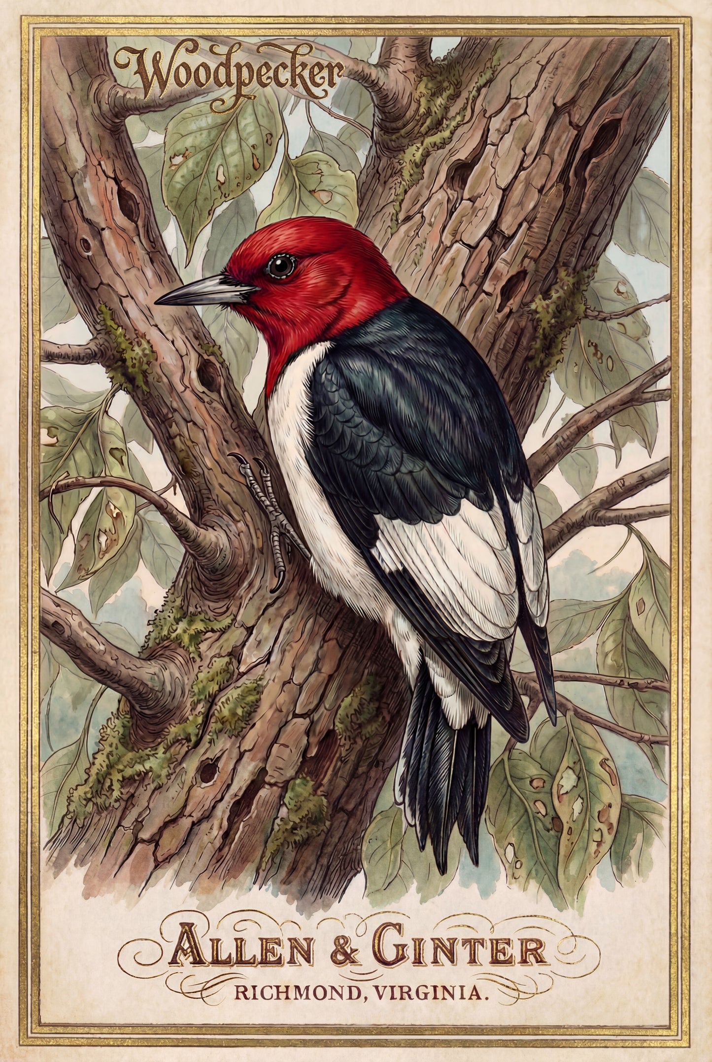 Birds of America (1888) Allen & Ginter | Pack of 10 Stationary Trading Cards (1 Design per Pack)